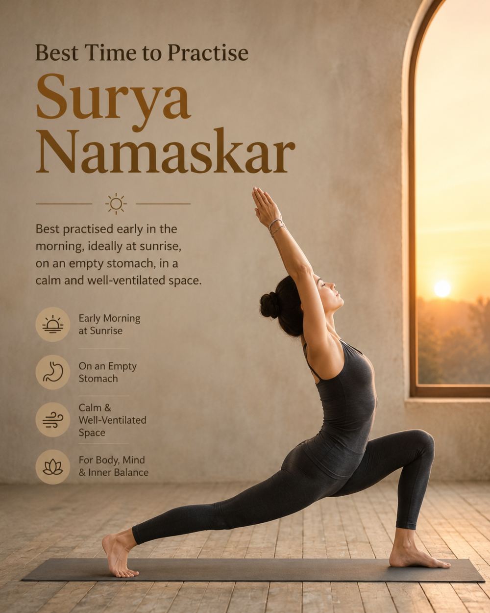 Best Time to Practise Surya Namaskar Best Time to Practise Surya Namaskar