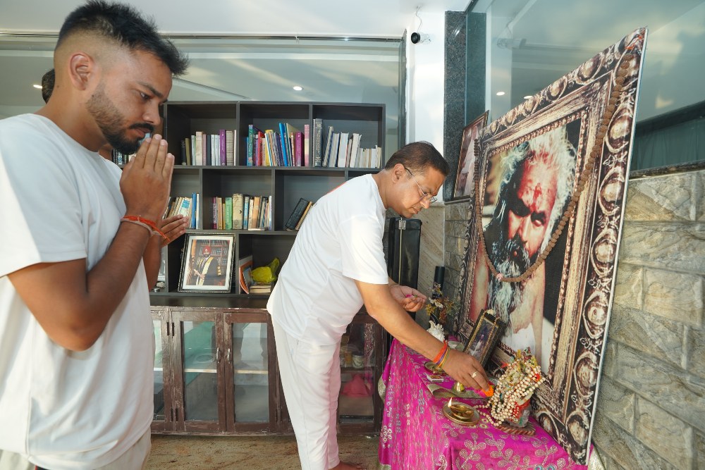 guru puja ceremony yoga teacher training rishikesh guru puja ceremony yoga teacher training rishikesh