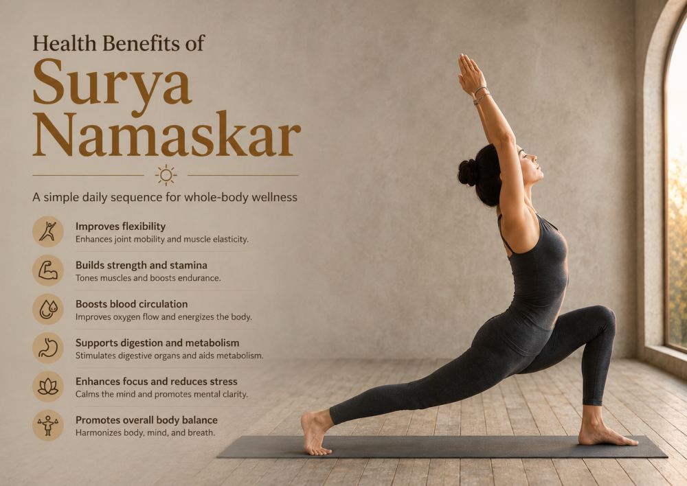 Health Benefits of Surya Namaskar Health Benefits of Surya Namaskar