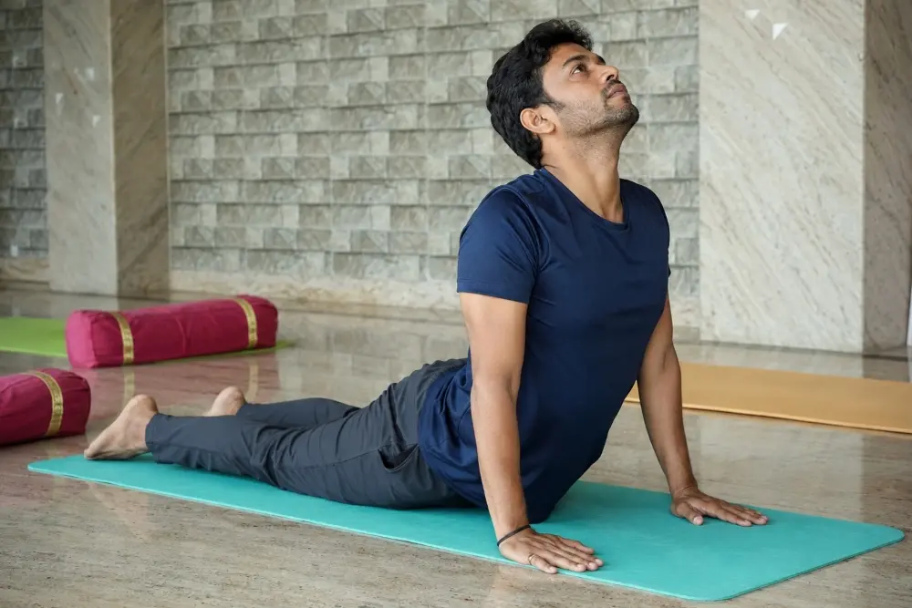 cobra pose practice for improving spinal extension