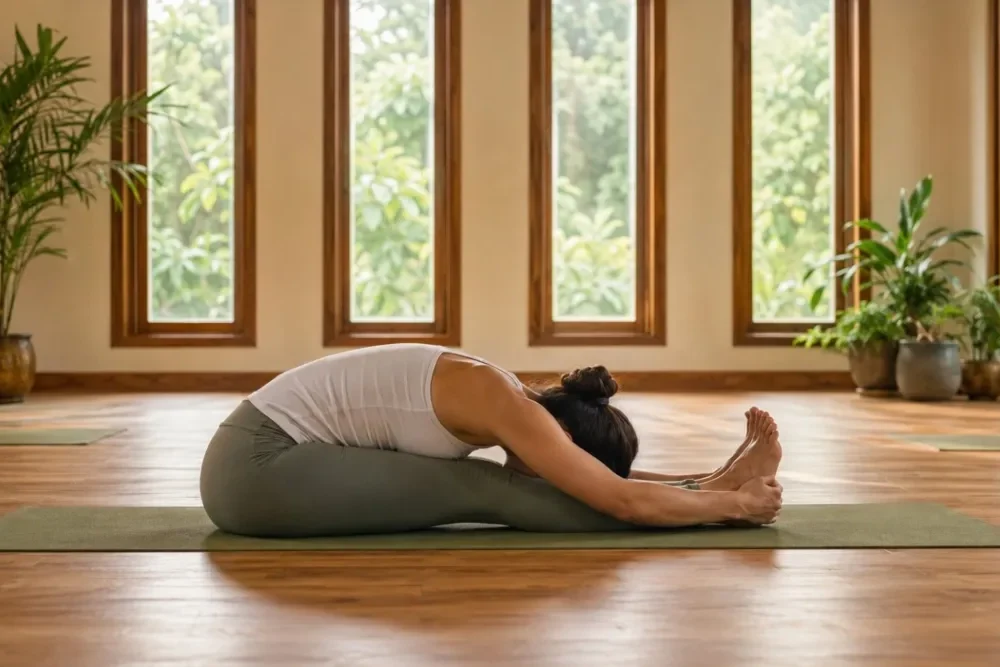 paschimottanasana yoga pose for flexibility and stress relief paschimottanasana yoga pose for flexibility and stress relief
