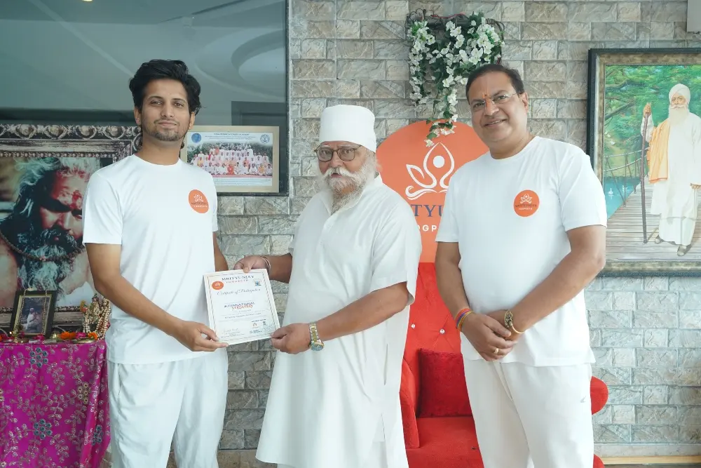 yoga certification ceremony at mrityunjay yogpeeth yoga certification ceremony at mrityunjay yogpeeth