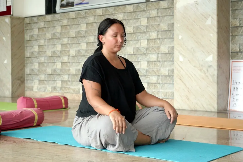 peaceful meditation and mindfulness practice at mrityunjay yogpeeth peaceful meditation and mindfulness practice at mrityunjay yogpeeth