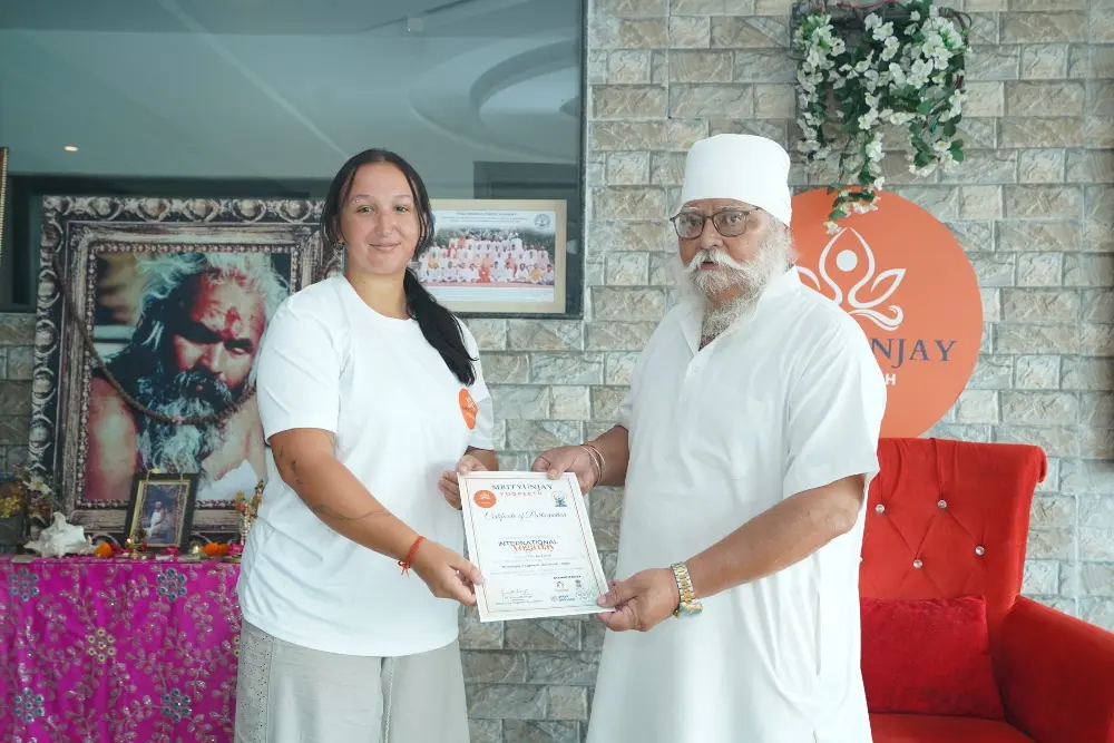 ycb certification ceremony at mrityunjay yogpeeth ycb certification ceremony at mrityunjay yogpeeth