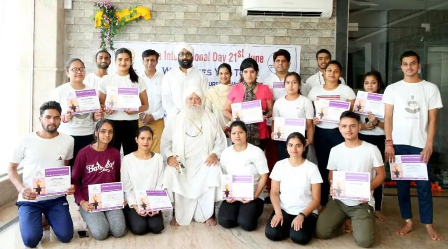 international yoga day certificate ceremony