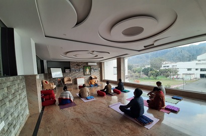 Yoga Session at Mrityunjay Yogpeeth