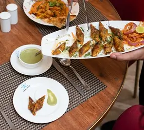 Vegan Satvik food served during yoga teacher training in Rishikesh