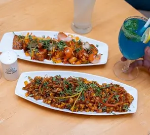 Fresh vegetarian food served during yoga TTC in Rishikesh